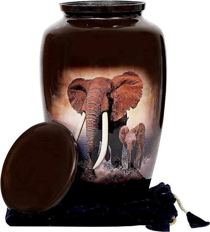 Hot Selling of Genuine Quality Aluminum Made Adult Cremation Urns Used for Ashes