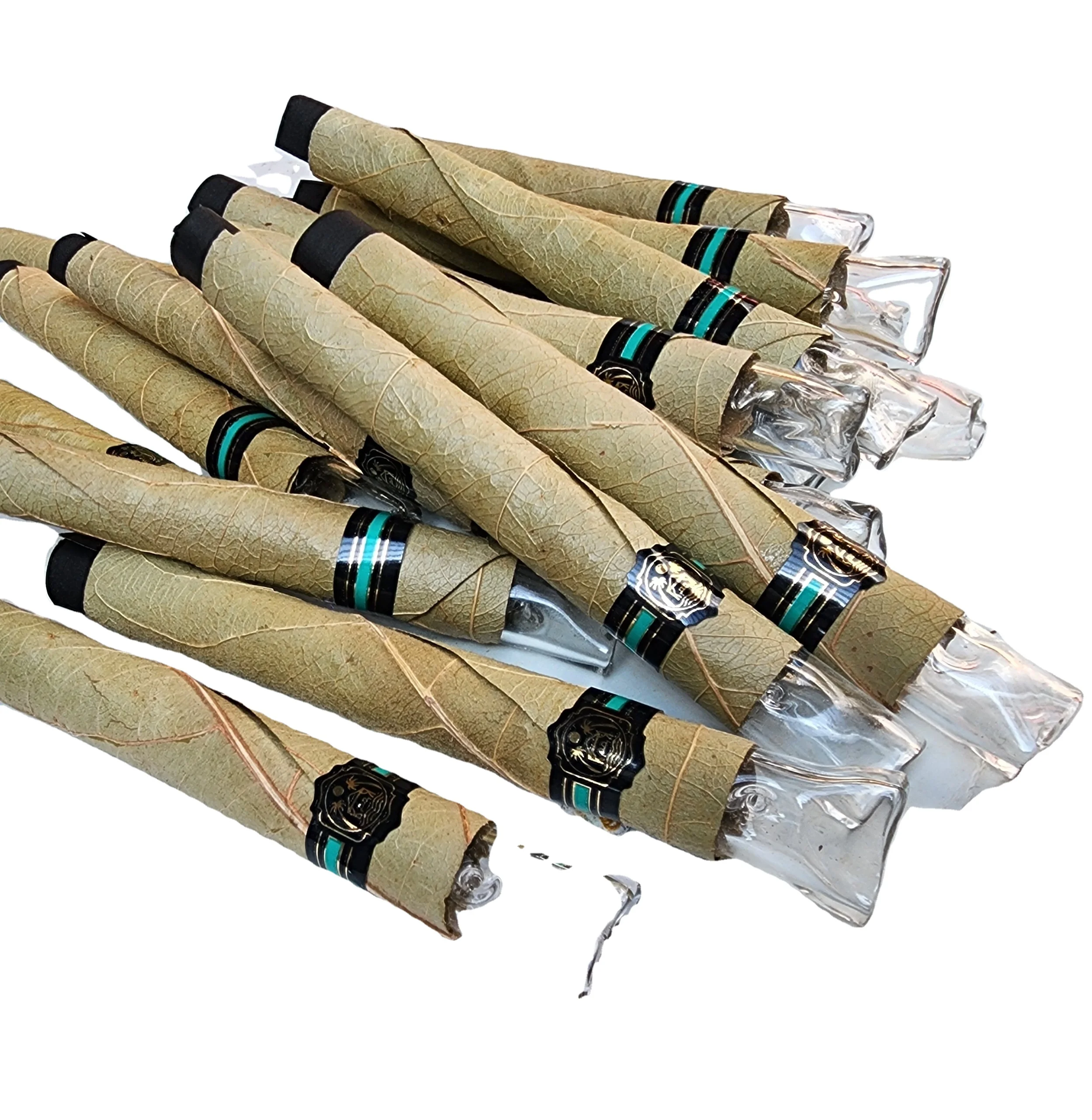 Queen & King custom size cones & Straight for USA Rolls with best flow Best flow corn husk filter tips Wood & Glass tips