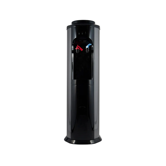 Top Load Hot and Cold Water Dispenser with Compressor Elegance Black for Hotel & Commercial Use at Reliable Market Price