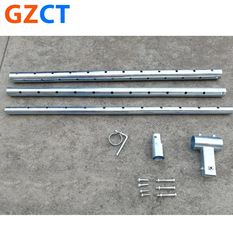 Hand/Vertical Drill Stand Lifteable Telescopic Strut Professional Hydraulic Ejector Rod with 42*42 4-Way Joint&Jack