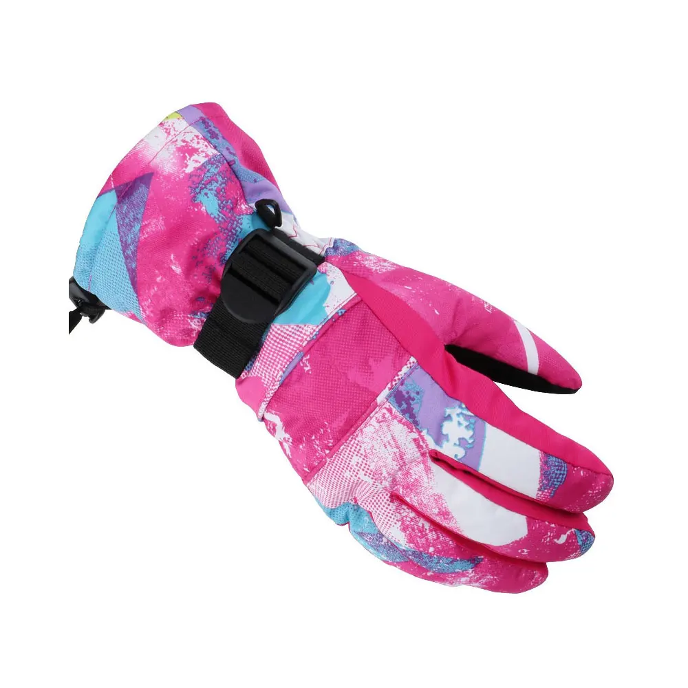 Thermal Men Winter Sports Ski Gloves Heated Waterproof Touch Screen Ski Gloves Ski Mittens