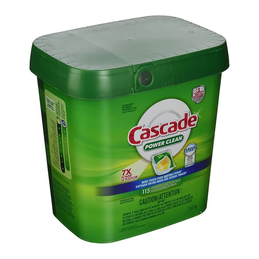 Cascade Dishwasher Detergent - Powder - 60 Oz (3.75 Lb) - 1/ Each - White