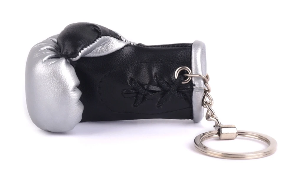 Custom flag mini boxing glove keychain MMA promotional glove