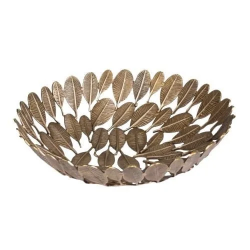 Coral Aluminum Copper Plated  Handmade Bowl Interior and exterior design for kitchen hotels restaurants and home decors