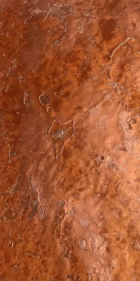 Top Quality Flexible Copper Metallic Natural Slate Stone Veneer Sheet For Interior Exterior Wall Decoration