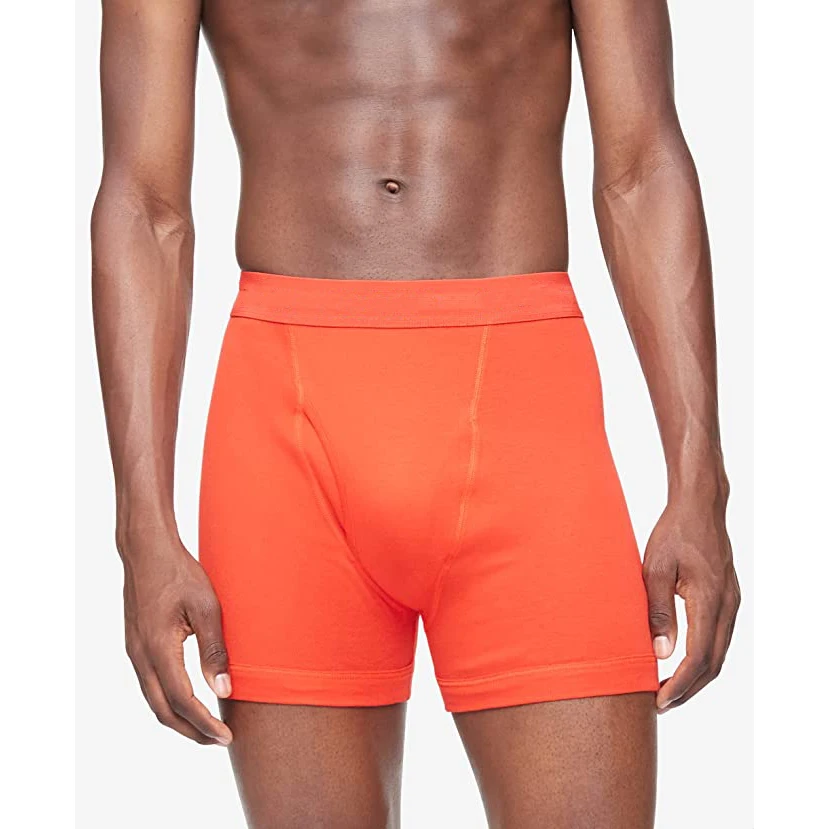 Mid-rise Solid Underwear Wholesale Custom Logo Trunks Soft Underpants Black Breathable Shorts Bamboo Boxer For Men