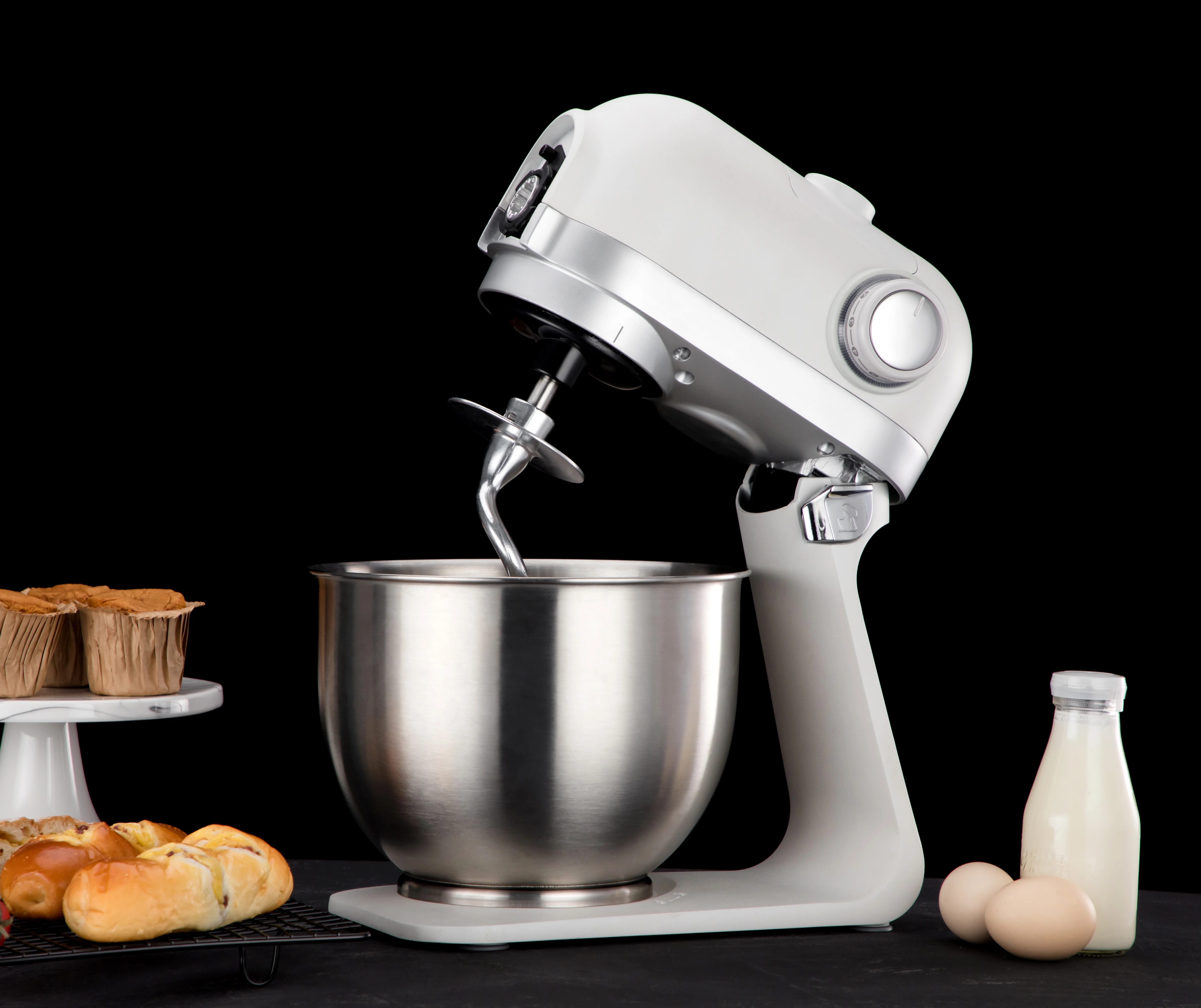 7 in 1 Diecast aluminum stand mixer with food mixer and fruit blender