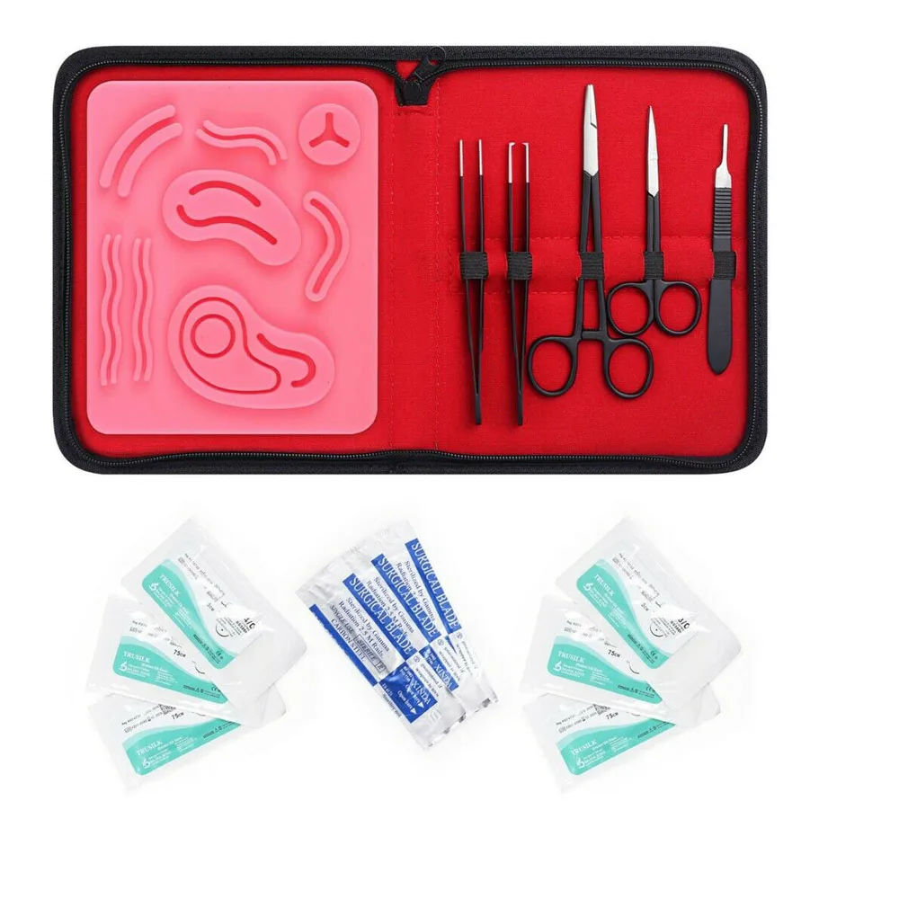 High Quality Suture Surgical Kit Manufacturer skin instrument set suture kit for the practice of surgical suturing