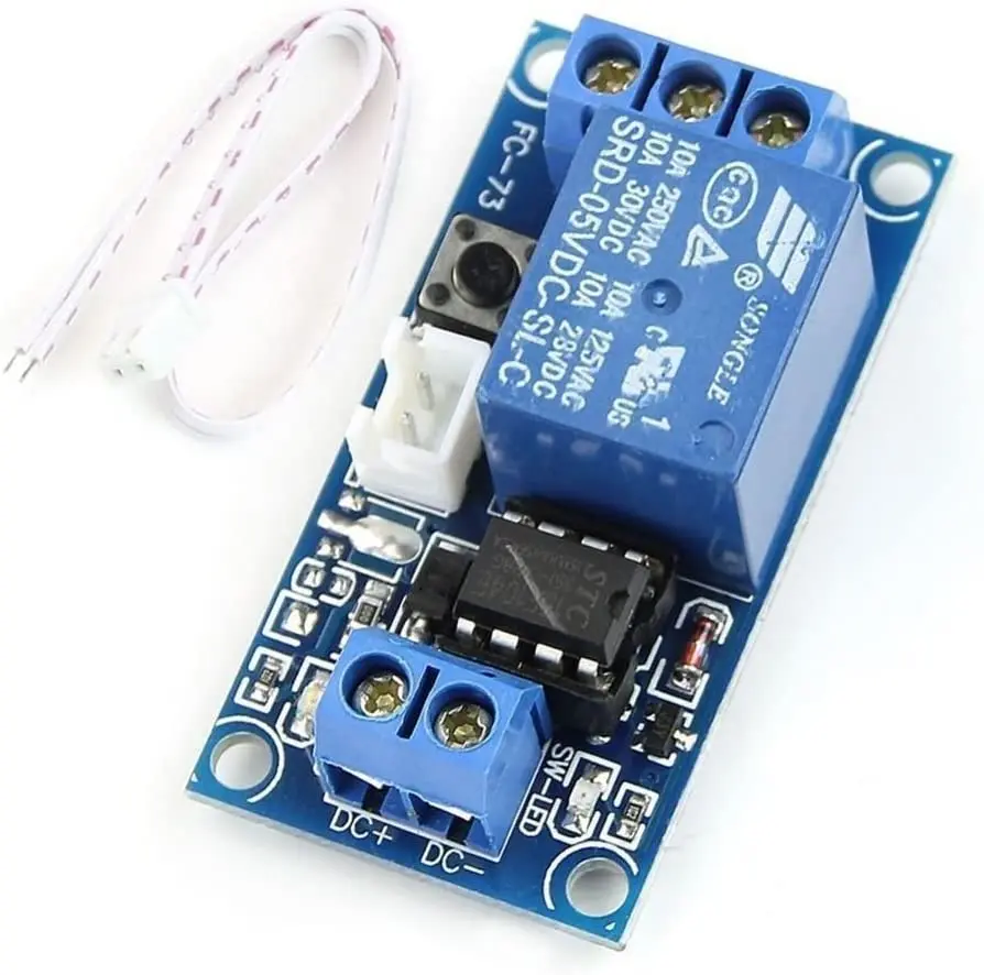 1 Channel Self Locking Bistable One Button Start/Stop Self-Locking Relay board Module Relay 5v Switch for MCU