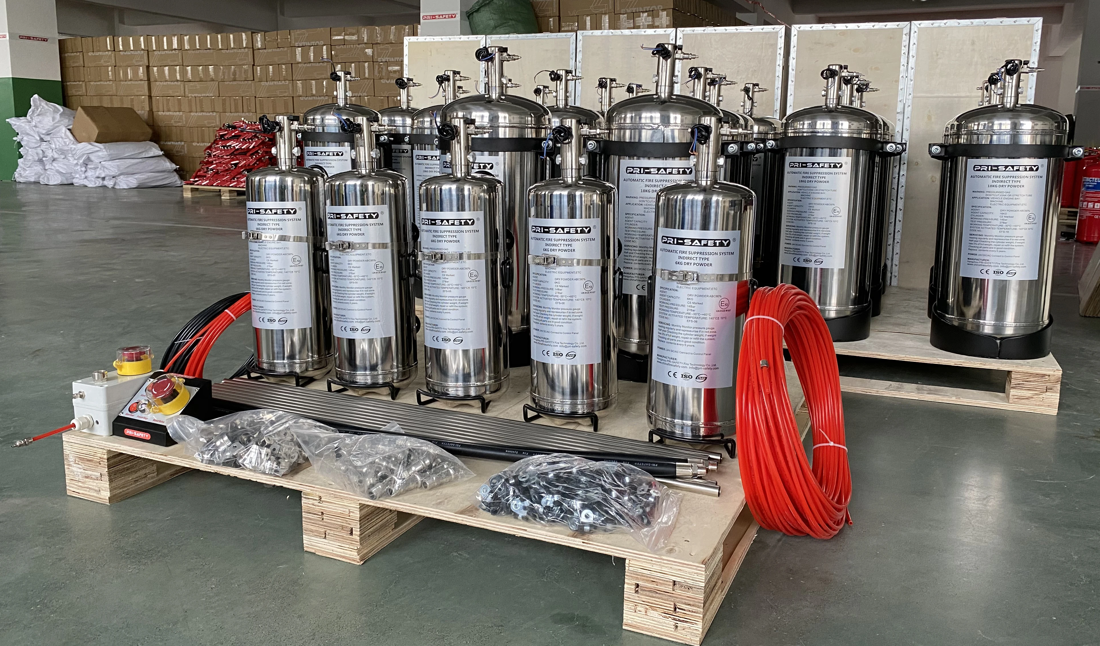 Bus Rapid Transit Automatic Fire Detection System With Control Panel