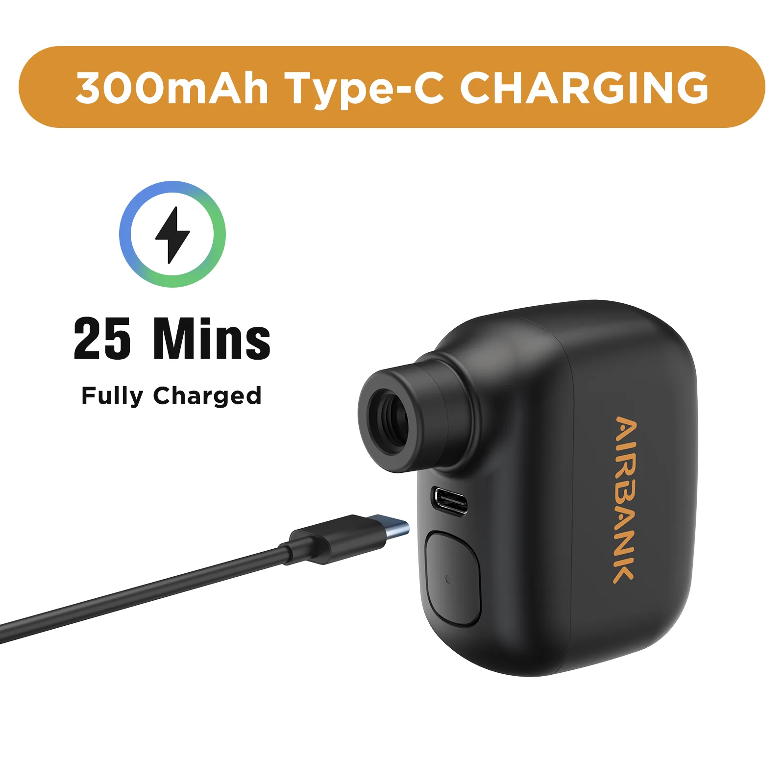 Fast Inflation Mini Tire Inflator Portable Electric Bike Pump Battery Powered Bicycle Air Pump