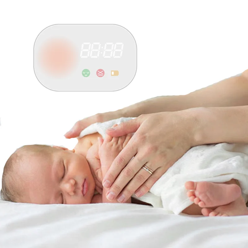 Remote Bluetooth monitoring Clock function night light baby rhythm breathing detector|Standard size board pads|infant heartbeat