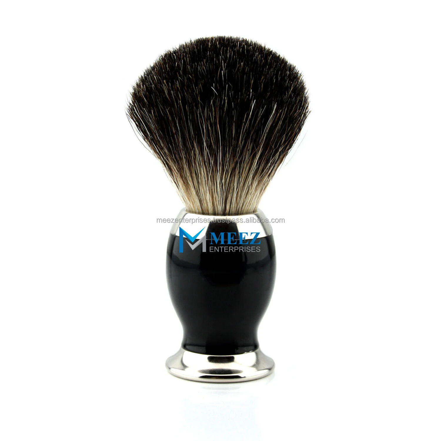 Black Badger Hair Shaving Bristle Brush Luxury Shave Resin Handle Custom Log Shaving Brush Tool