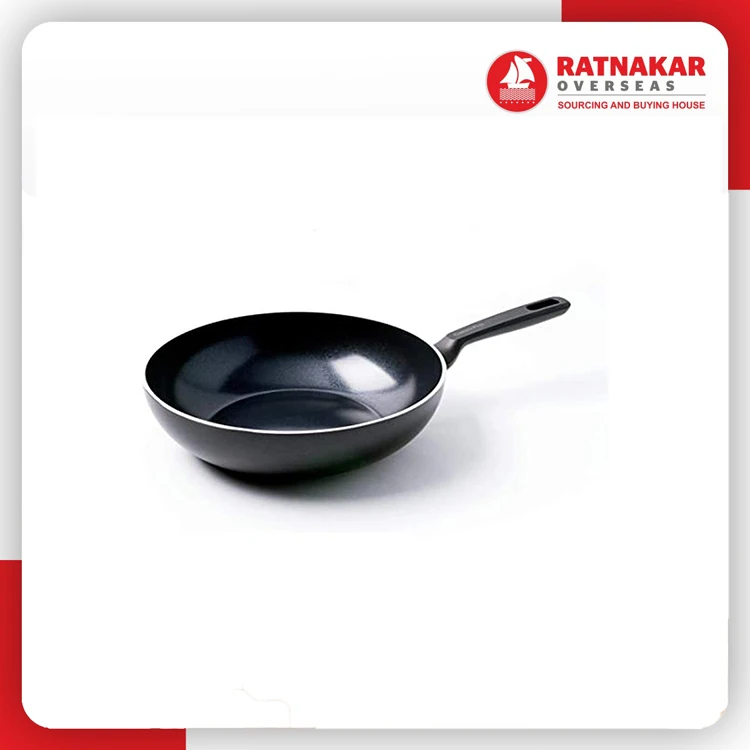 Amazon Best Seller Fry Pan Kitchen Induction Compatible Healthy Ceramic Coated Cookware Frying Pan With Lid for Sale