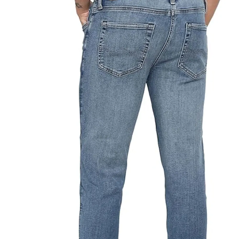 Casual Wear Low MOQ Men Jeans Pant Top Sale High Waist Straight Outdoor Use Best Men Jeans Pant