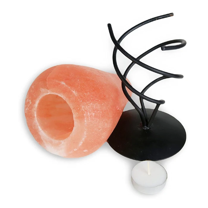 Large Himalayan Salt Lamp Hand Carved Natural Rock Crystal with Dimmer Switch Rechargeable Power Supply New Product Large Size