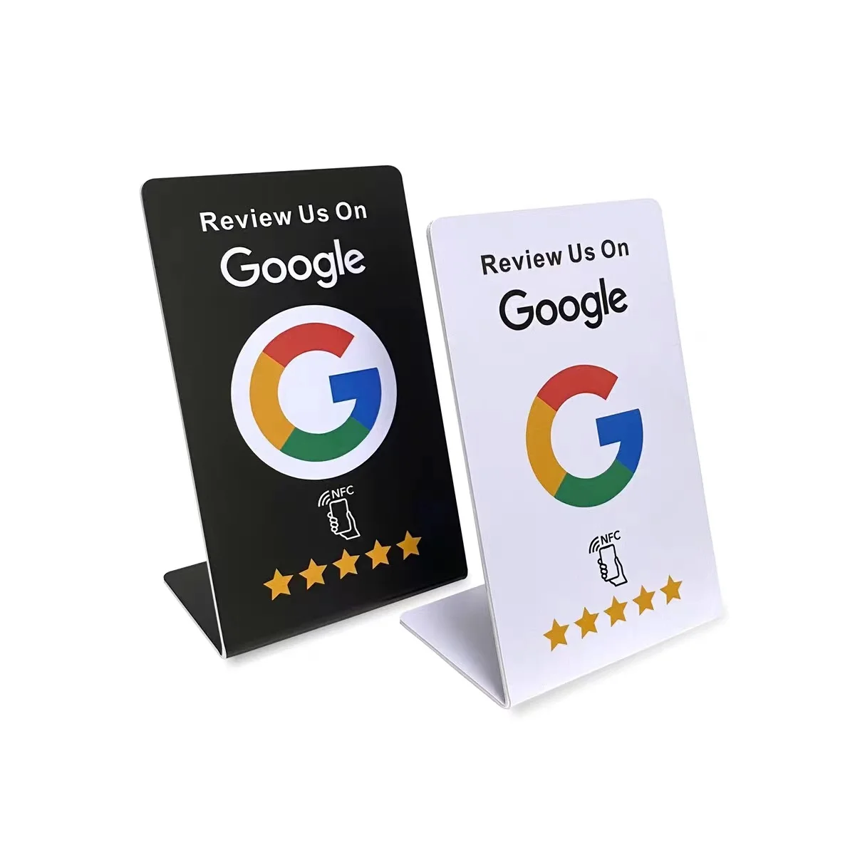 Индивидуальный Qr-код Google обзор Nfc стенд Touch-less Nfc дисплей для сканирования для Google обзор 213/215/216 меню стенд