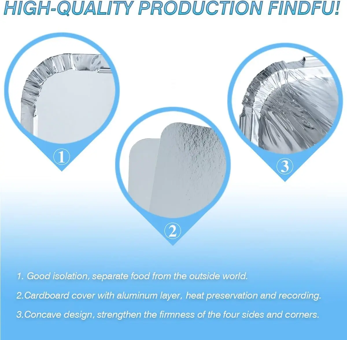 Aluminum Foil Packaging Takeaway Salad Lunch Box Portable Aluminum Foil Baking Aluminum Foil Dining Box With Lid 250 to 1200Ml