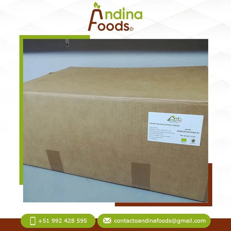 Leading Bulk Exporter of Top Notch Quality Root Parts Herbal Extract Maca Root Extract Powder from Peru