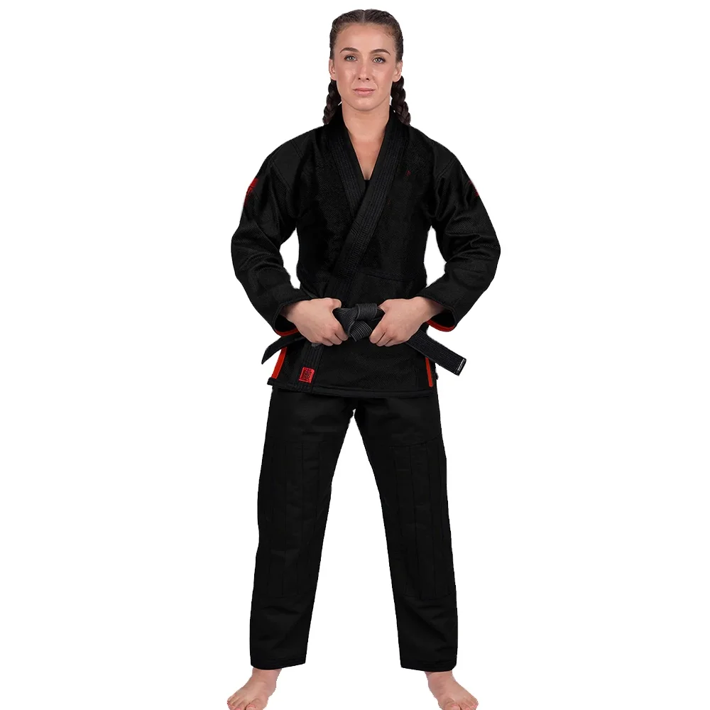 BJJ GI Brazilian Jiujitsu Kimonos Style BJJ Gi with High Quality pearl weave Brazilian Bjj Uniform  Pink Purple Black Red White