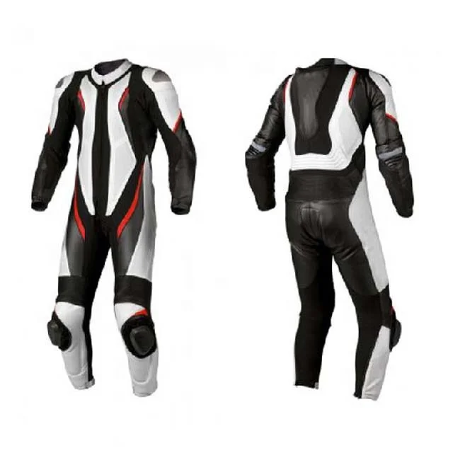 Black/Yellow Motorbike Motorcycle Customized Racing Biker Waterproof Leather Suit Racing Gear