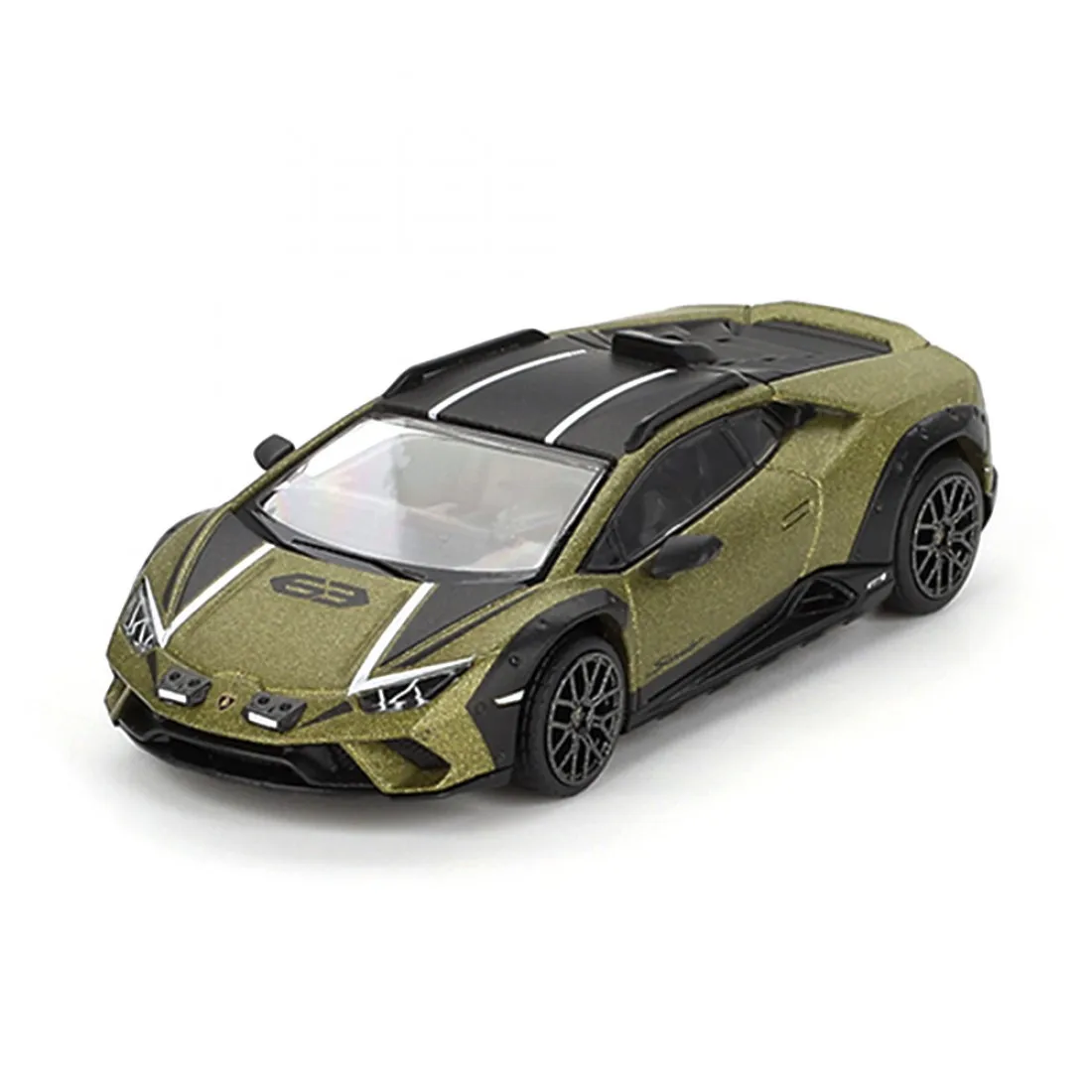 Mini GT MGT00779-R 1/64 Lamborghini Huracan Sterrato Verde Gea Matt RHD Diecast Scale Model Car