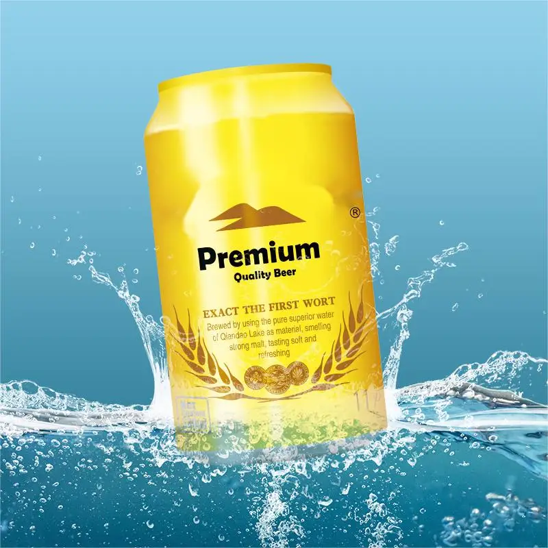 OEM 5% classic lager beer 330m Private label alcoholic beverages filling