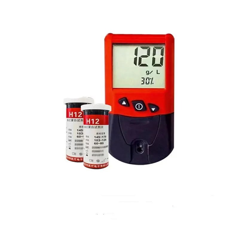 10 коробок, бесплатный аппарат для URIT-12, измеритель уровня гемоглобина