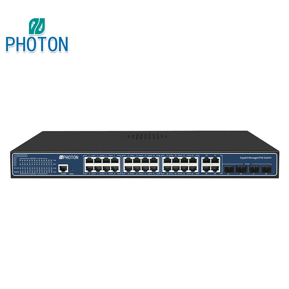 28 Port Gigabit Managed POE Switch