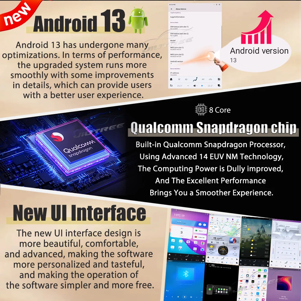 12.1 Inch  Android 13  For Toyota Tundra 2014-2020 GPS navigation Car Multimedia Player Stereo Receiver Radio Wireless CarPlay