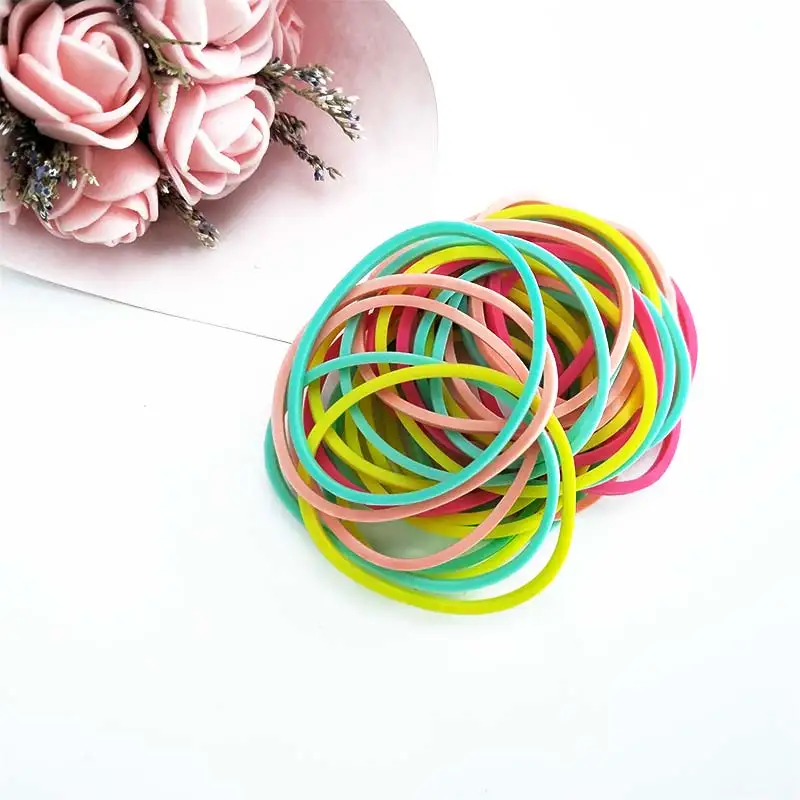 High quality best selling not break easily  seamless elastic hair bands for girl hair accessories
