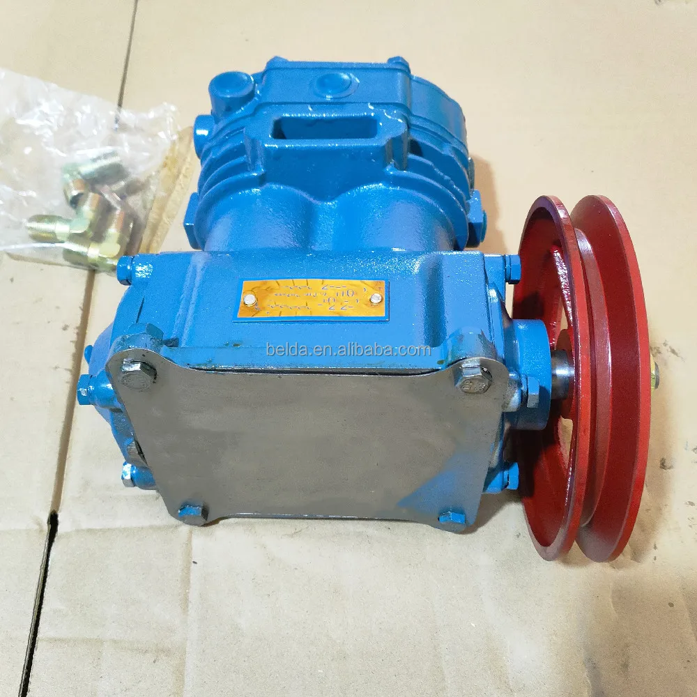 Heavy truck brake air compressor for 5336 YAMZ engine parts popular in Russia Belarus market MTZ ZIL