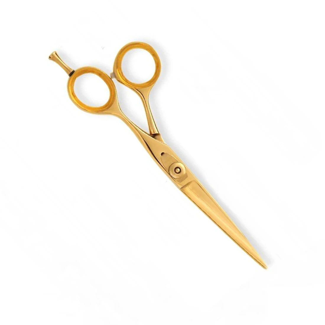 Professional Hair Cutting Scissors 1Pc Shears for Texturizing and Blending Barber Scissors Gold Color Design