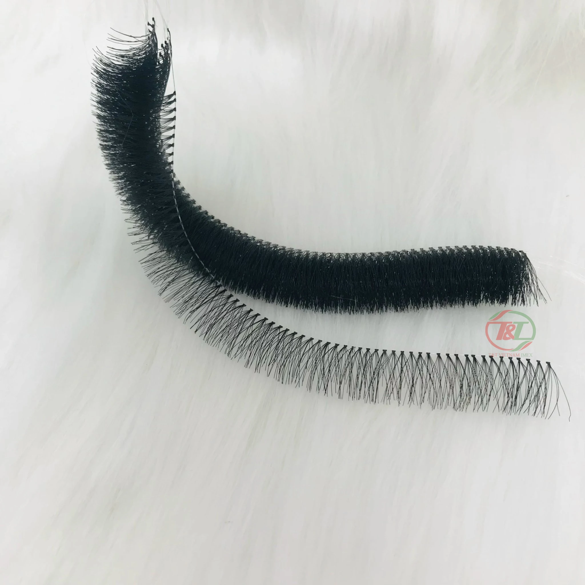 60 pcs/strand Vietnam wholesale premium quality false flare lashes Cluster Eyelash Extension with Knot D curly