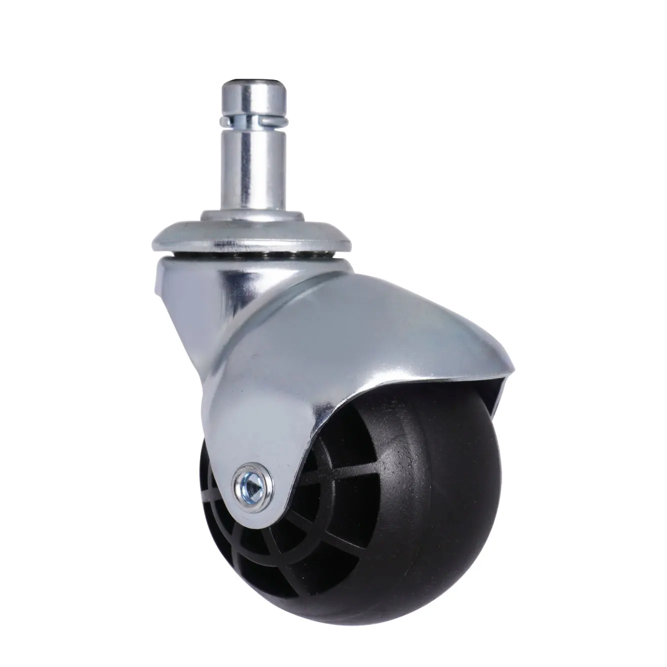 50mm Friction Ring Stem Wheels Universal Stem Thermoplastic Rubber Swivel Ball Caster