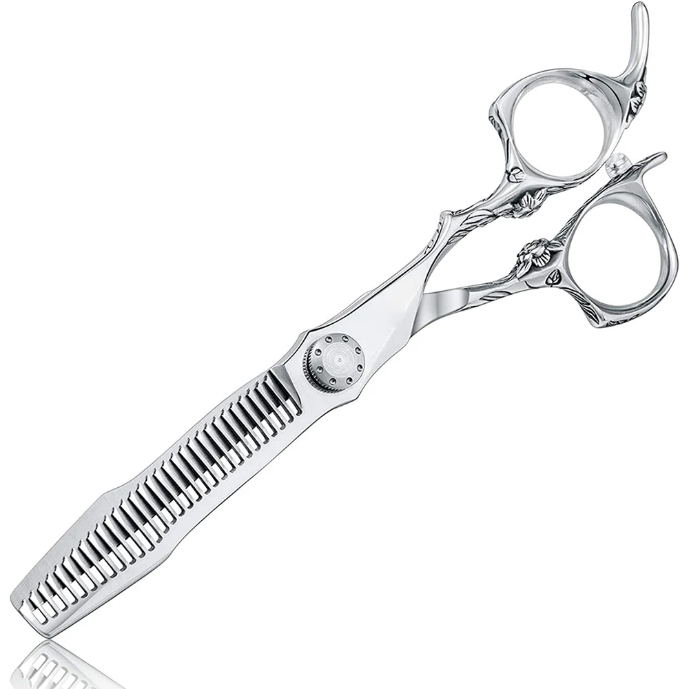 Professional Hair Thinning Scissors With Fancy Handle Customized Design Fancy Scissors Made in Pakistan
