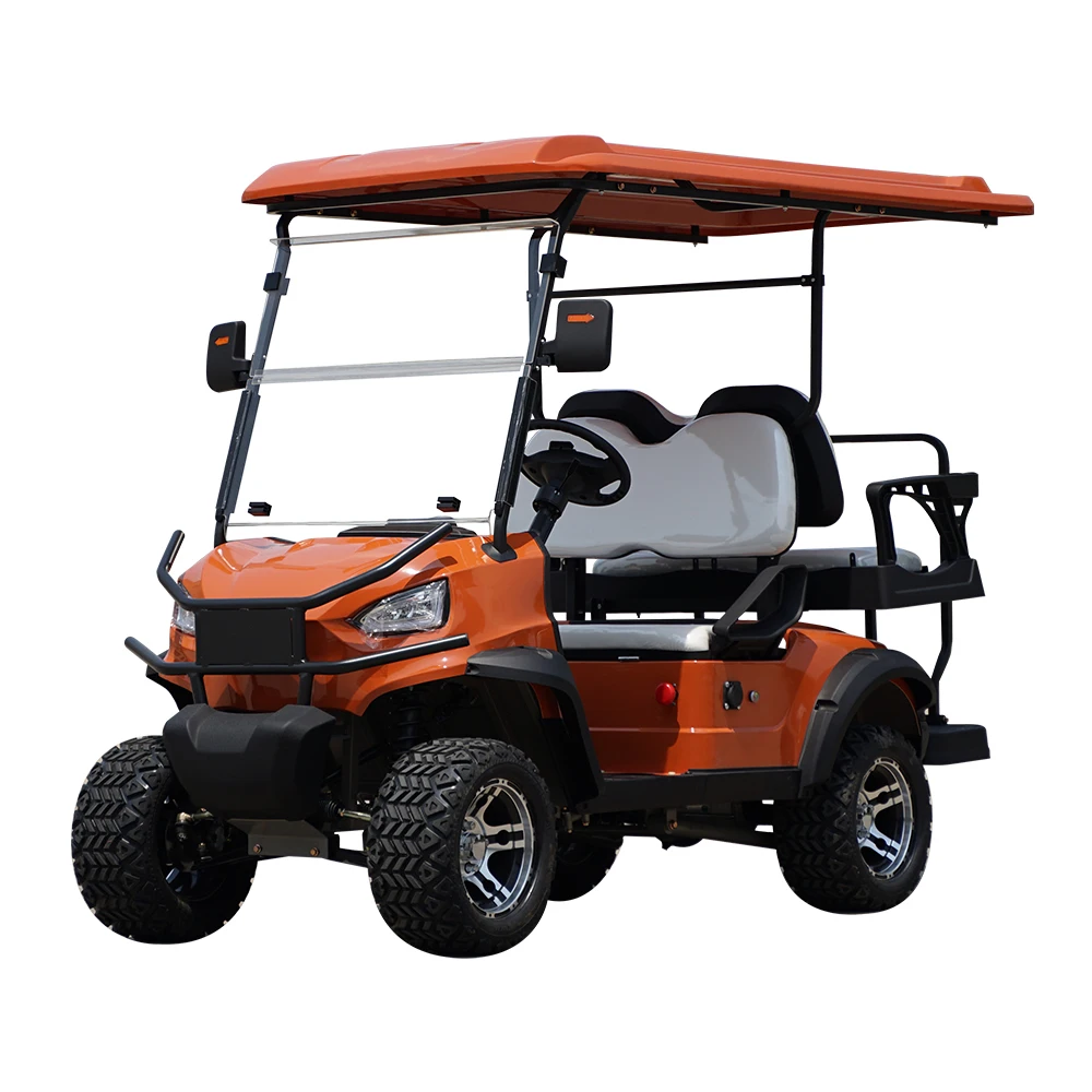 Fast Delivery Low Price 2 Seater Lithium Battery Golf Cart  Multifunctional Adults 4-wheel Electric Golf Cart