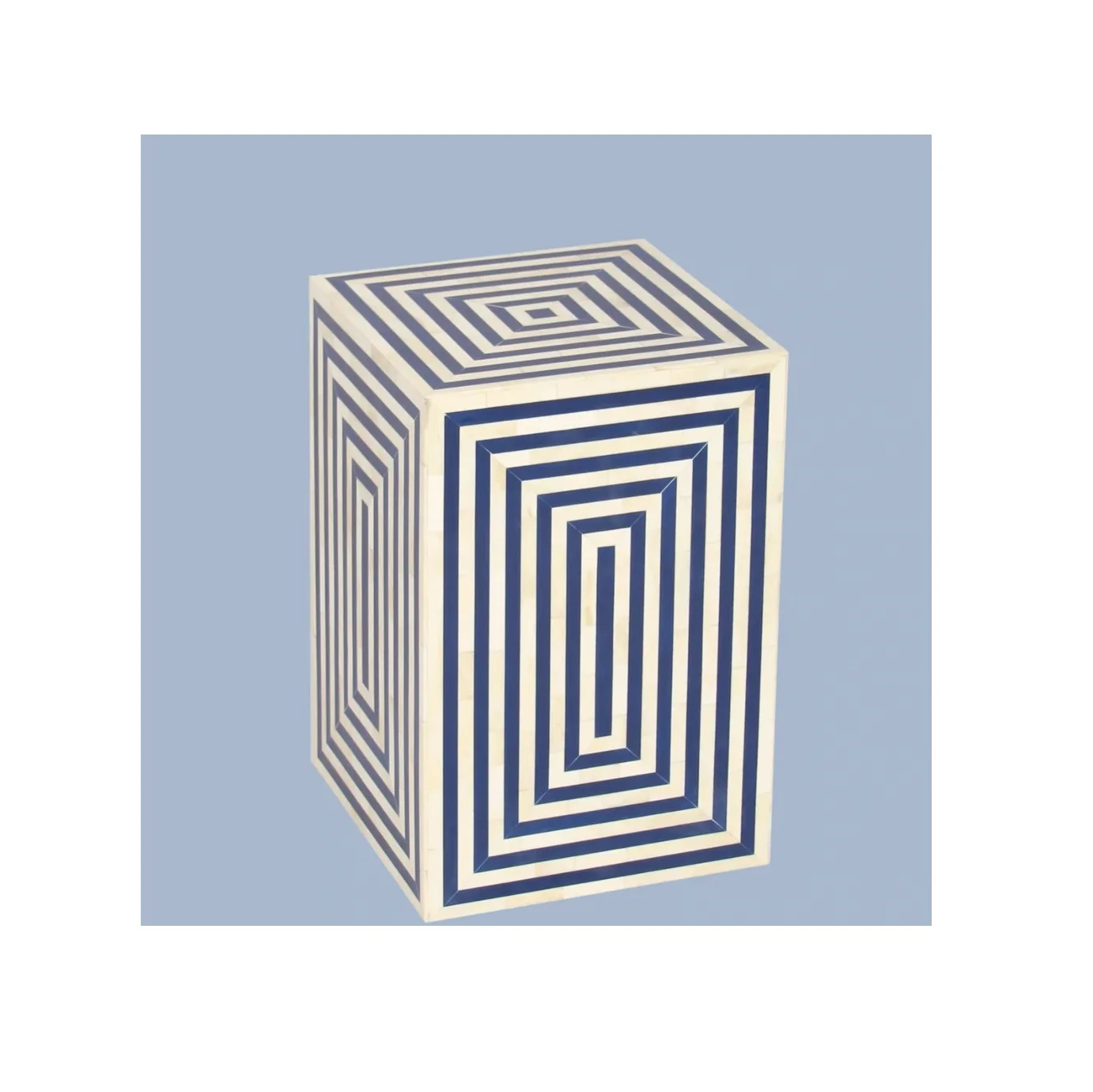 Trendy design wooden end table with bone inlay work mother of pearl inlay side table for living and bed room by Indian wholesale