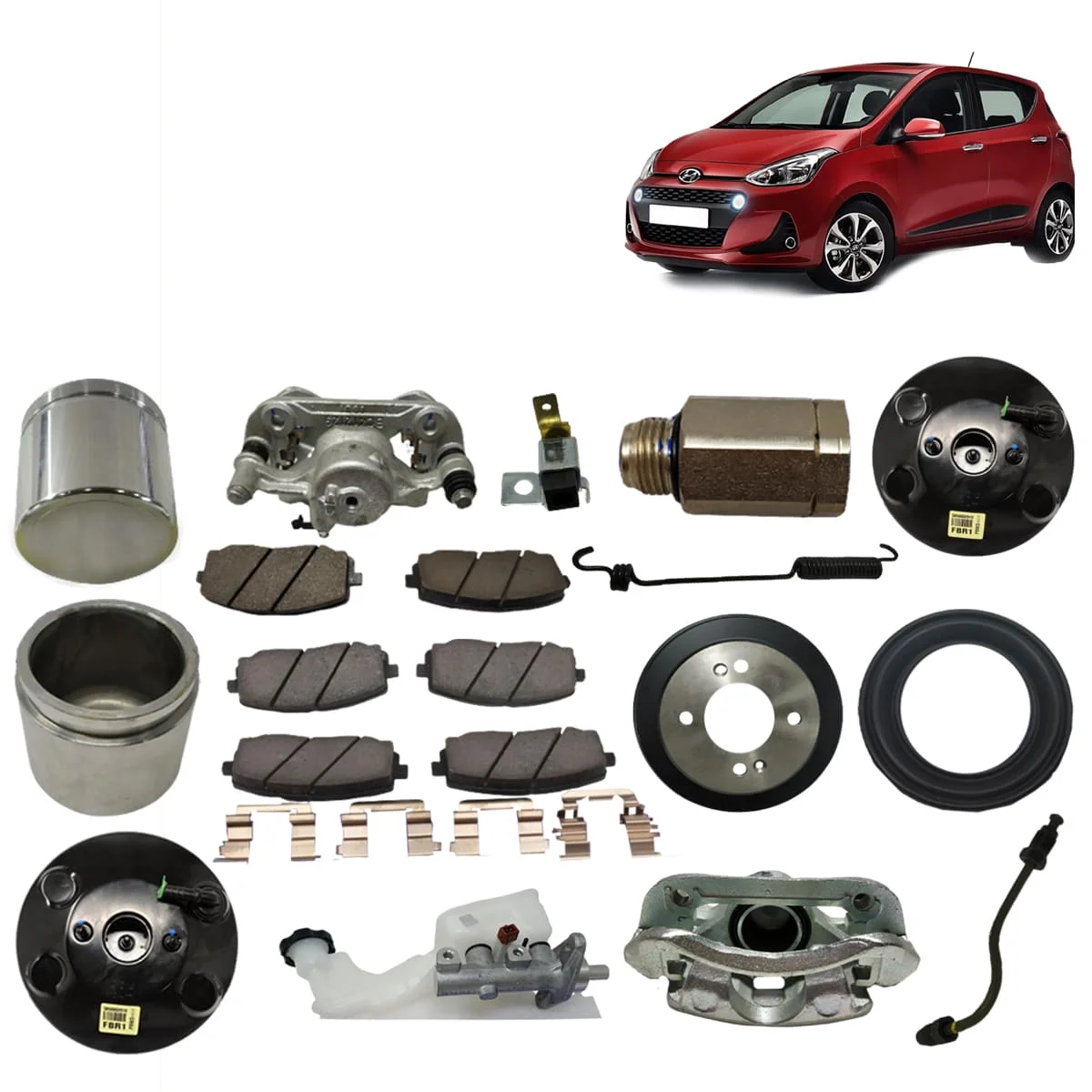 Hyundai Grand i10 Auto Parts- Headlight Accessories Compressor Front Grill Air Filter Moulding Radiator Fog Lamp Fan Mat Bodykit