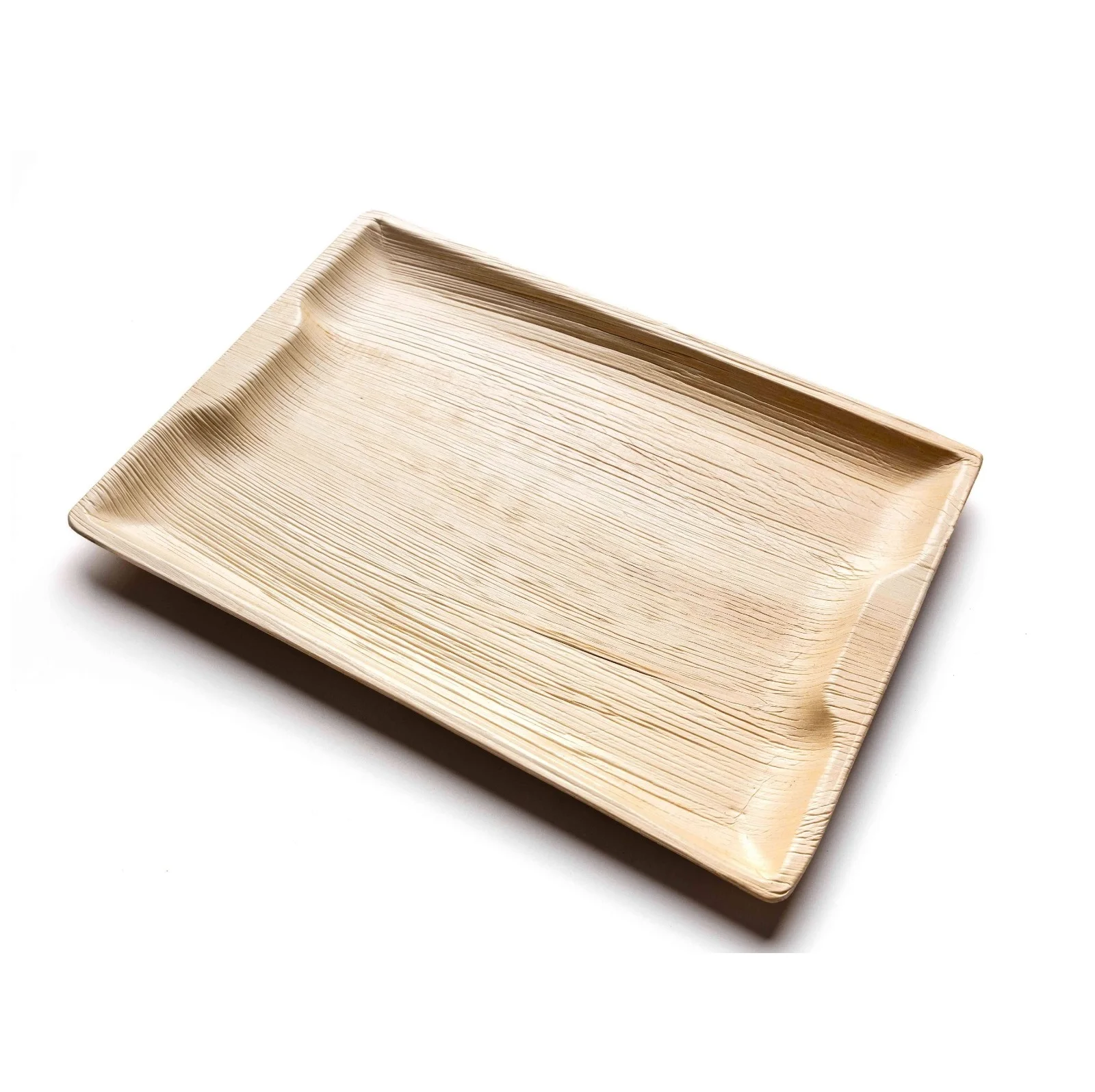 Premium Organic 100% Food Safe Areca Serving Essential 10 x 14 Inch Disposable Trays for Home and Wedding Party Occasions