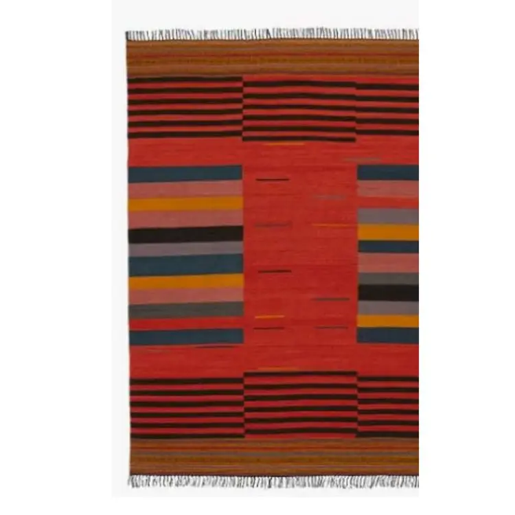 Cotton Rugs Hand Braided Premium Quality 100 % Cotton Embroidered Hand Woven Living Room Cotton Rug For Sale