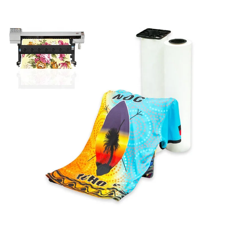 Heat Transfer Sublimation Paper Roll Jumbo Roll Paper 100g/90g Sublimation Paper Roll 100m For Fabric