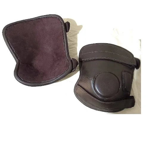SI - HORSE RIDING KNEE GUARD ( LEATHER )