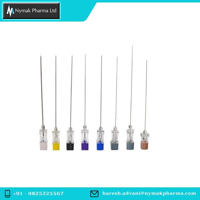 medical disposable spinal needle 16g 18g 20g 22g 25g with low price Disposable Anesthesia Spinal Needle