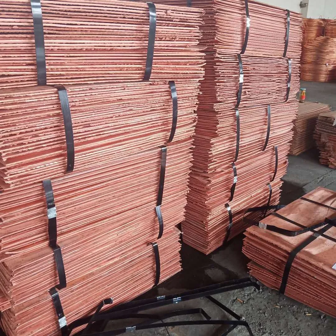 Copper Cathode 99.99% Pure Electrolytic Copper Cathodes