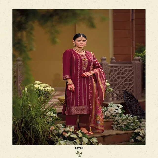 Красивое платье из чистого вискоза шелковые брюки Kurti & Dupatta с ткацким узором ручная работа и аксессуар для женщин