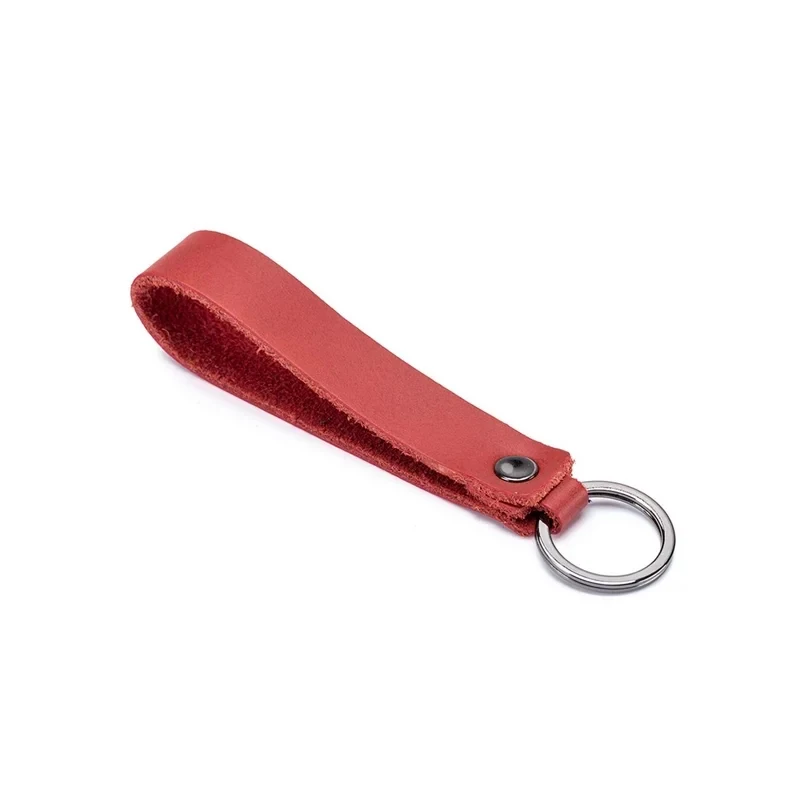 Wholesale Key chain Accessories Genuine Luxury Premium Leather Key Chain Custom Brand Logo Leather Key chain
