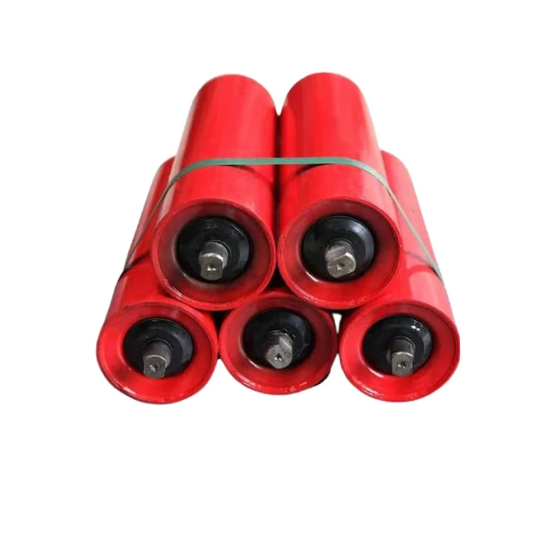 Industrial belt conveyor rollers manufacturer prices belt conveyor spare rollers