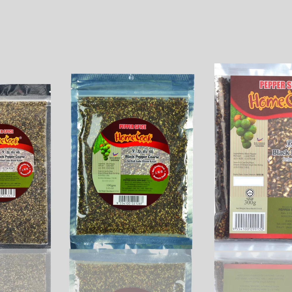 Wholesale Cheap Price Coarse Black Pepper Chili Pepper 50g Certified Supplier For Grilled Beef BBQ Chicken Seasoning Marinade