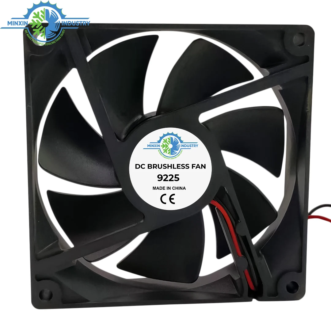 Cheap Price DC Brushless Fan 92x92x25mm 24V DC Axial Fan Sleeve Bearing Copper Wire 90mm for Cooling PC CPU RV Dehumidifier